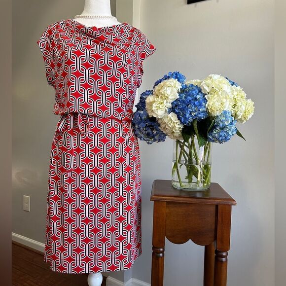 Banana Republic Geo Print Dress - Picture 1 of 5